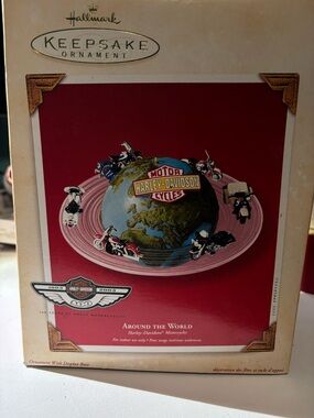 Hallmark Keepsake Harley-Davidson “Around the World” Ornament –100th Anniversary